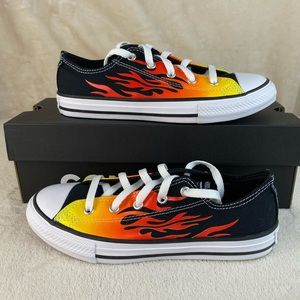 kids flame converse